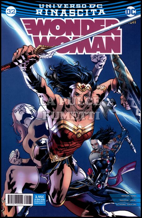 SUPERMAN L'UOMO D'ACCIAIO #    64 - WONDER WOMAN 32 - RINASCITA